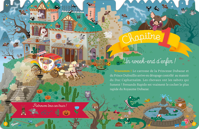 Mon roman enigme Le Royaume Dubazar - Panique chez le Duc