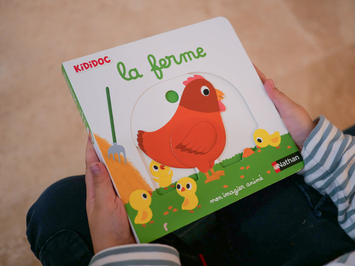 Mon imagier animé Kididoc - la ferme