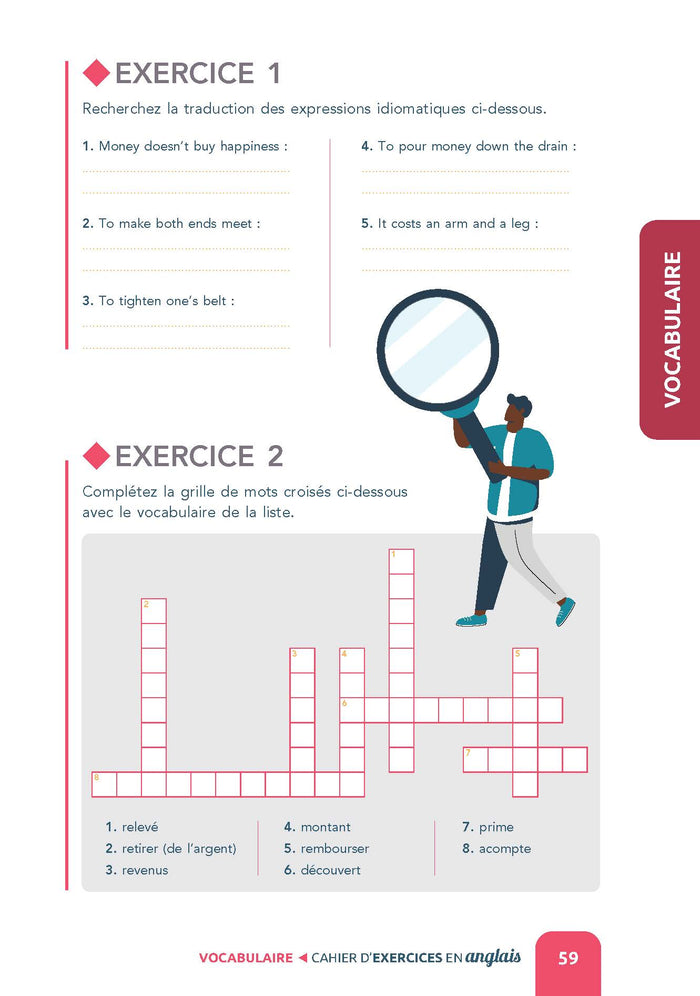 Cahier d’exercices en anglais – Remise à niveau (B1-B2)