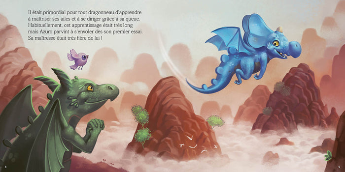 Azuro le dragon bleu