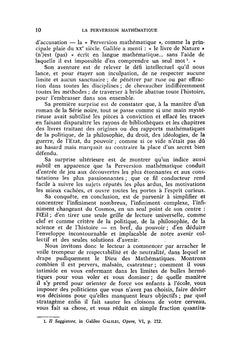 La perversion mathématique