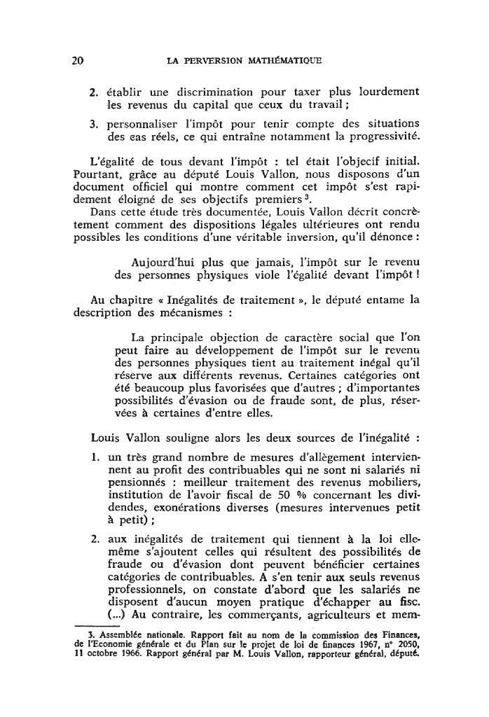 La perversion mathématique