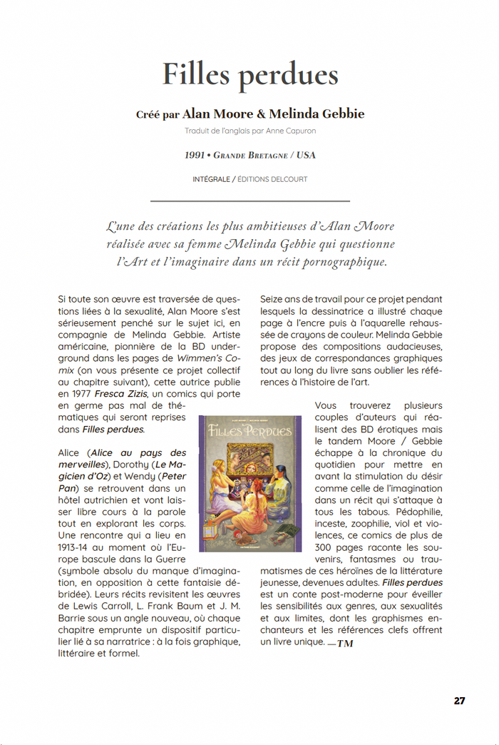 Les 50 titres cultes de la bande dessinée érotique