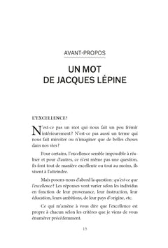 Visez l'excellence - Pour un bonheur permanent