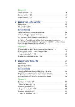 La préparation de l'écriture cycle 2