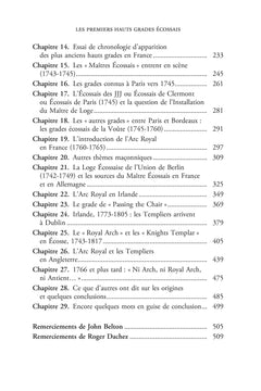 Les premiers hauts grades écossais - L'énigme des origines