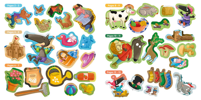 Mon cahier d'autocollants P'tit Loup - Vive les vacances !