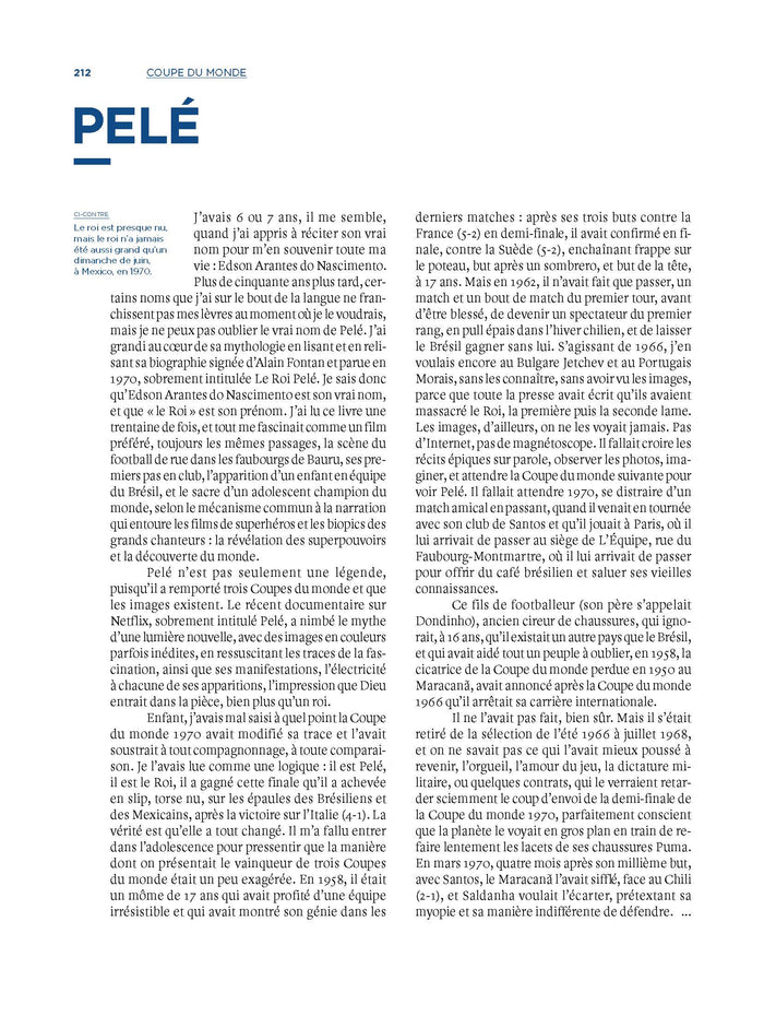 Dictionnaire amoureux illustré de la Coupe du Monde