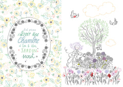 Mon coloriage romantique - Jardin secret