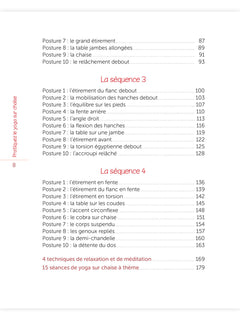 Pratiquez le yoga sur chaise