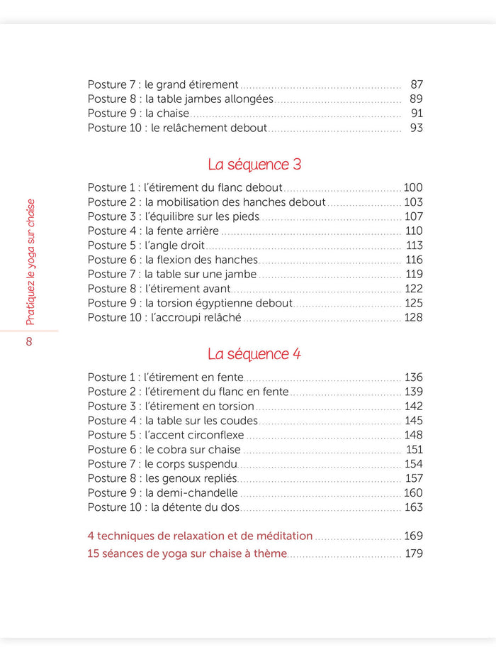 Pratiquez le yoga sur chaise