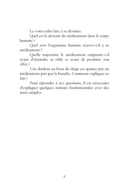 Ce que devient le médicament dans le corps humain