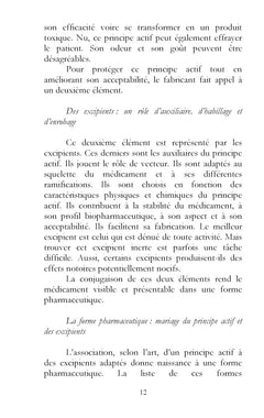 Ce que devient le médicament dans le corps humain
