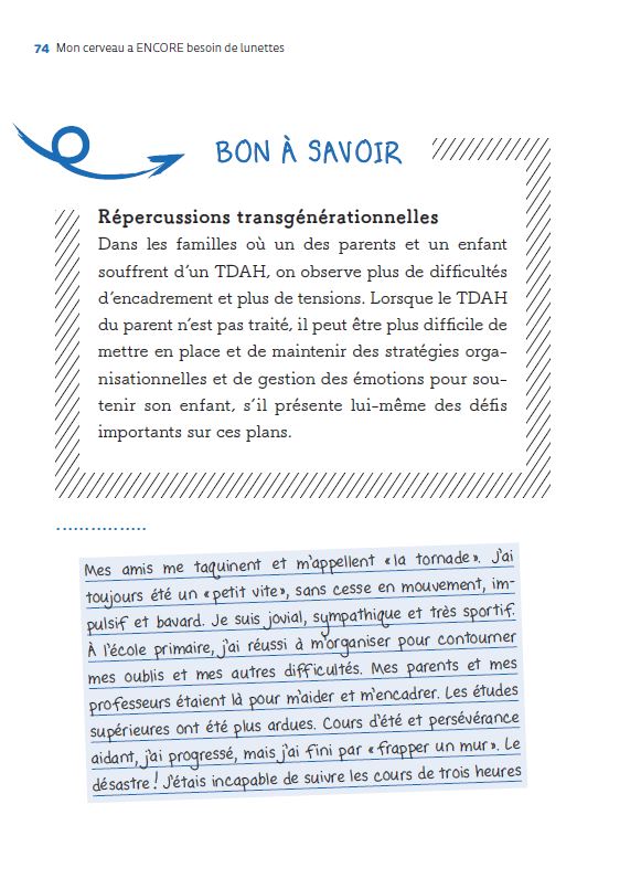 Mon cerveau a encore besoin de lunettes - Le TDAH chez les adolescents et les adultes