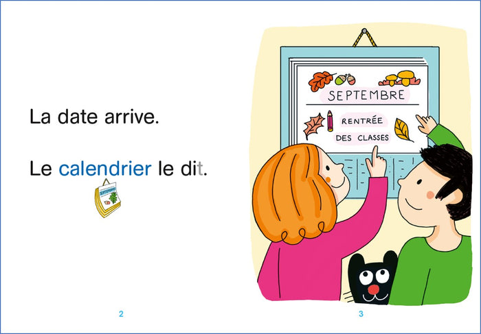 Regarde je lis ! Une histoire à lire tout seul - Mila prépare la rentrée