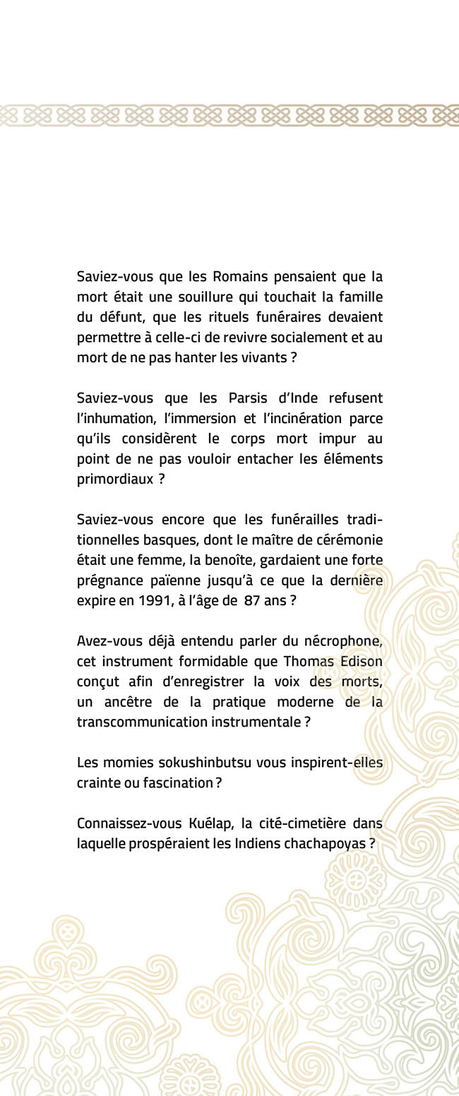 Honorer les ancêtres et se souvenir de nos morts