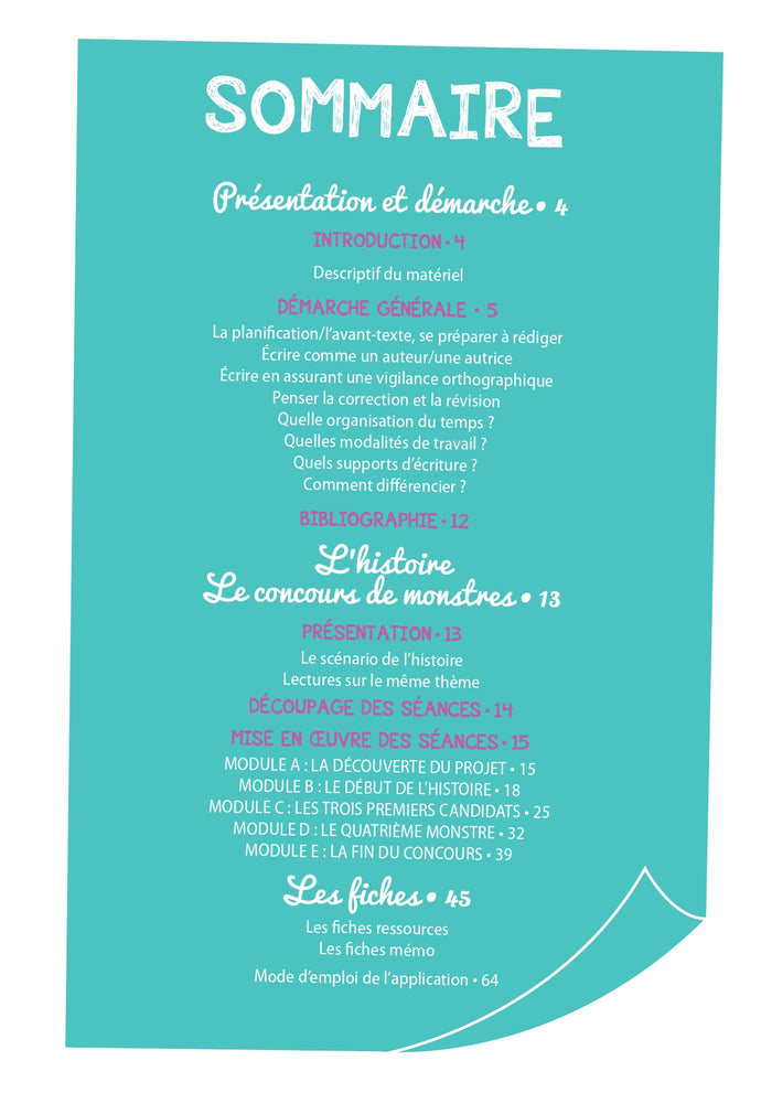 Le concours de monstres