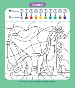 Coloriages malins - Lettres et nombres Grande Section