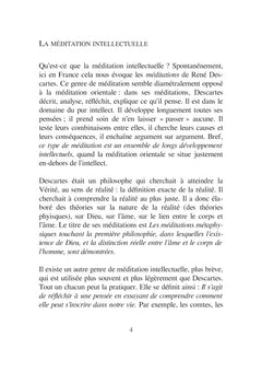 La méditation intellectuelle