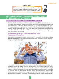 Réussir mon CRPE Sciences et technologie épreuve d'admissibilité écrit M2 - 2026 2027