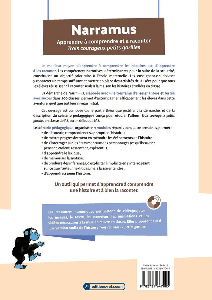 Narramus - Trois courageux petits gorilles