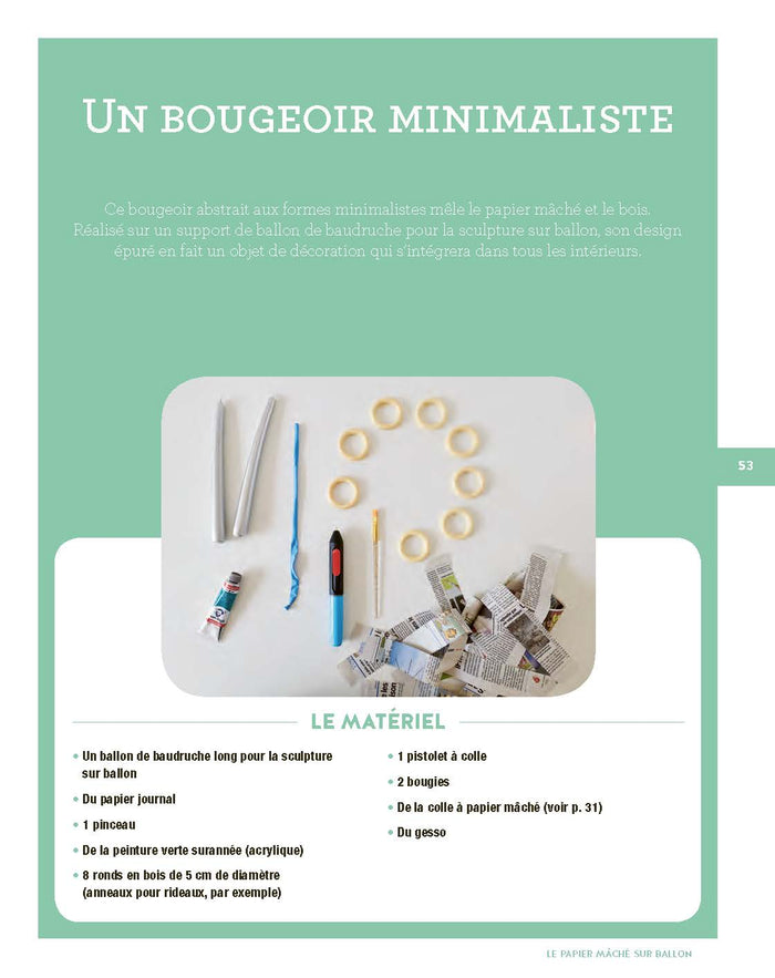 Modeler le papier mâché