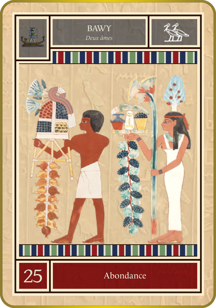 Coffret divination égyptienne