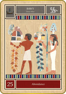 Coffret divination égyptienne