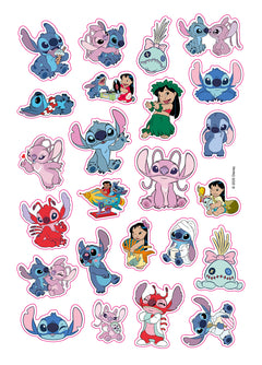 Disney Stitch - Mon coloriage multicolore (Stitch et Angel)
