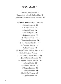 L'oracle des bouddhas