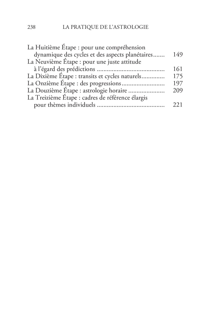 La Pratique de l'astrologie