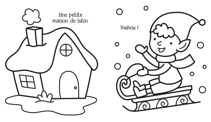 Vive Noël ! - Mon grand livre de coloriage - Dès 3 ans