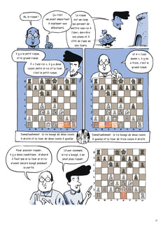 Le manuel des échecs en bande dessinée