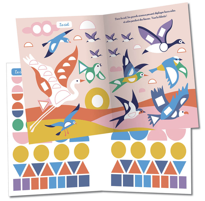 Mes tout premiers autocollants - 1000 premières gommettes formes - La nature