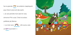 P'tit Loup et la chasse aux oeufs de Pâques