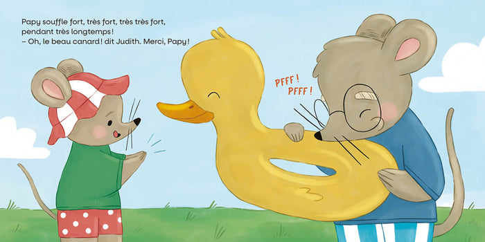 Plouf ! Dans l'eau !