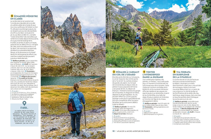 Atlas de la micro-aventure en France - Préparez vos prochaines aventures grâce à 55 cartes thématiques et régionales