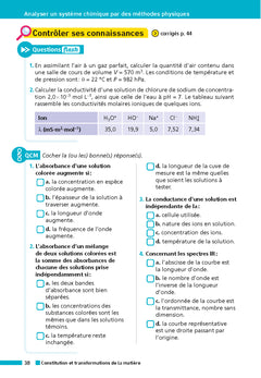 Annales Bac Physique Chimie Term. 2026 - Corrigé