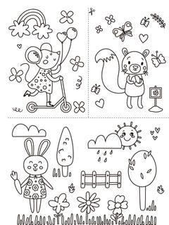 Dessiner sur les vitres mon joli jardin