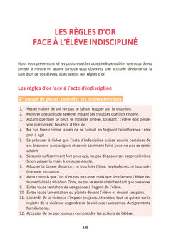 Gérer une classe difficile cycles 2 et 3