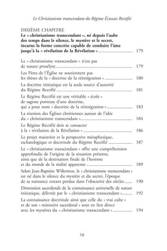 Le christianisme transcendant du Rite Écossais Rectifié