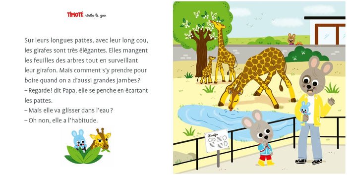 Timoté visite le zoo (Écoute aussi l'histoire)