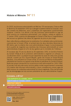 Colloque 70e anniversaire des tribunaux administratifs