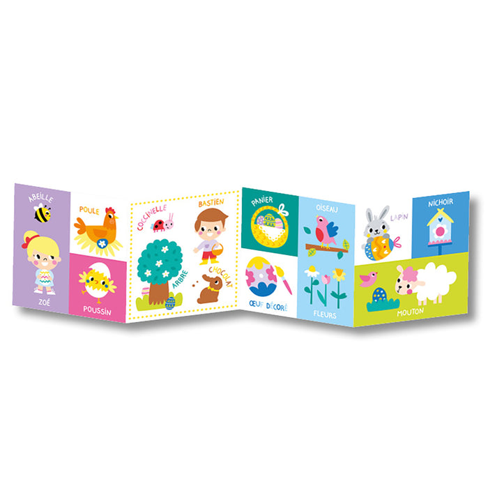 Livre accordéon - Mon pinceau magique - Pâques