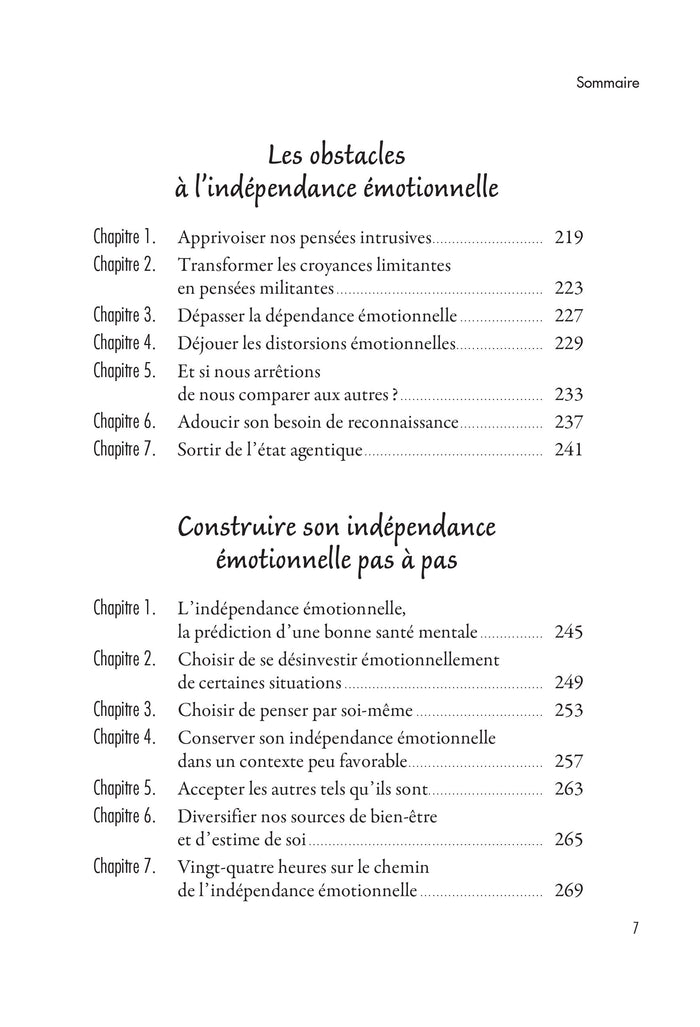 L'indépendance émotionnelle