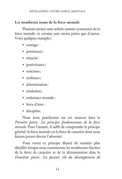 Développez votre force mentale