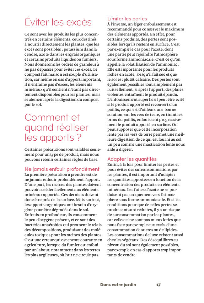 Les clés d'un sol vivant