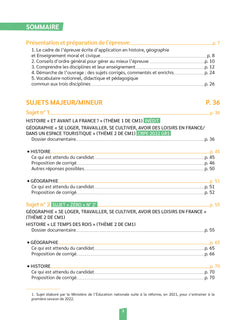 Réussir mon CRPE Histoire Géographie EMC épreuve d'admissibilité écrit M2