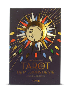 Coffret Tarot de missions de vie - Jeu de 78 arcanes
