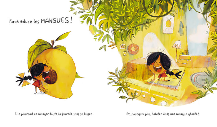 Farah adore les mangues